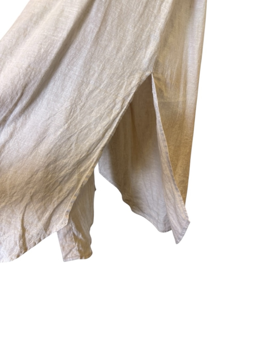 St. Tropez Women’s Linen Classic Lagenlook Button-Front Maxi Skirt sz XL - Picture 4 of 10